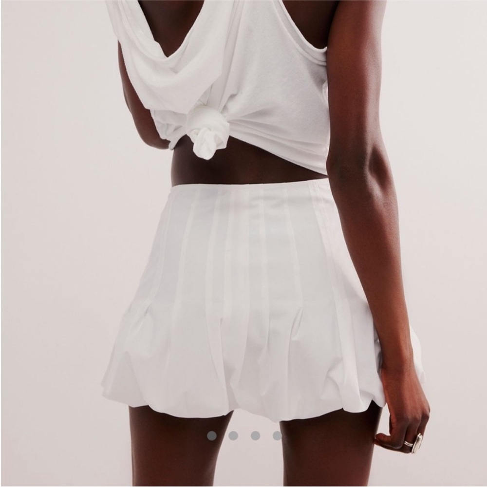 Free People Geel Cloud Mini Skirt
